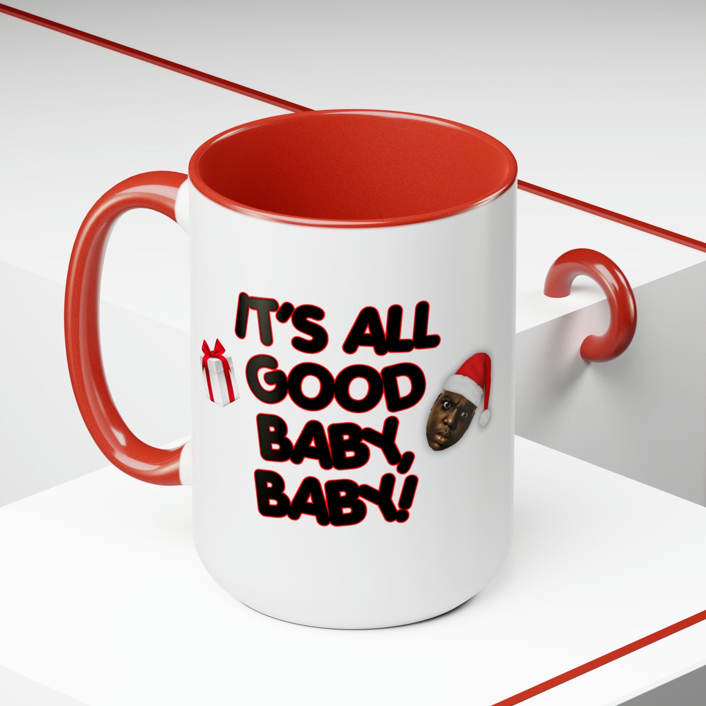 Biggie Christmas Mug, 15oz