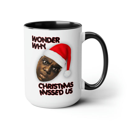 Biggie Christmas Mug, 15oz