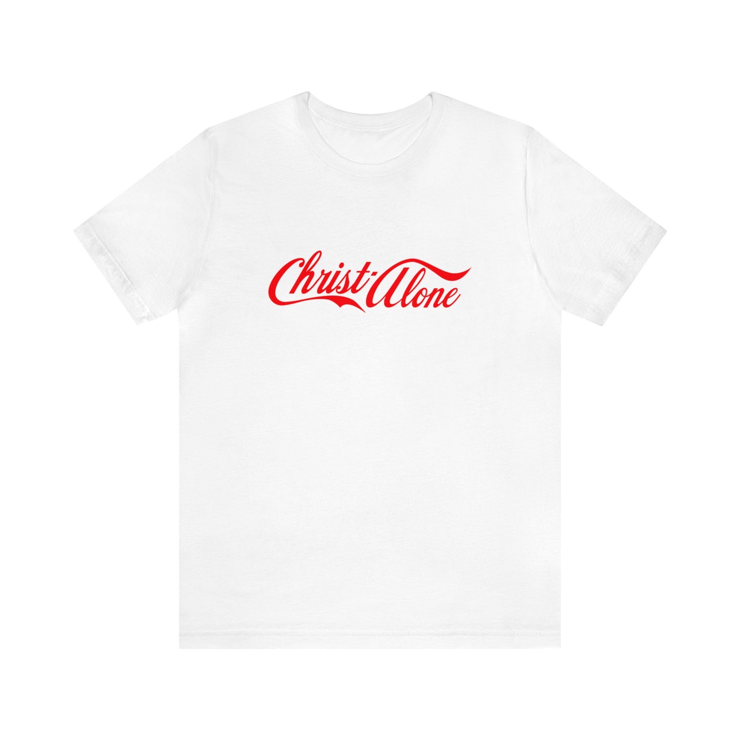 Christ Alone Cola Style T-Shirt