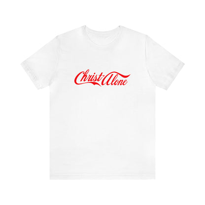 Christ Alone Cola Style T-Shirt