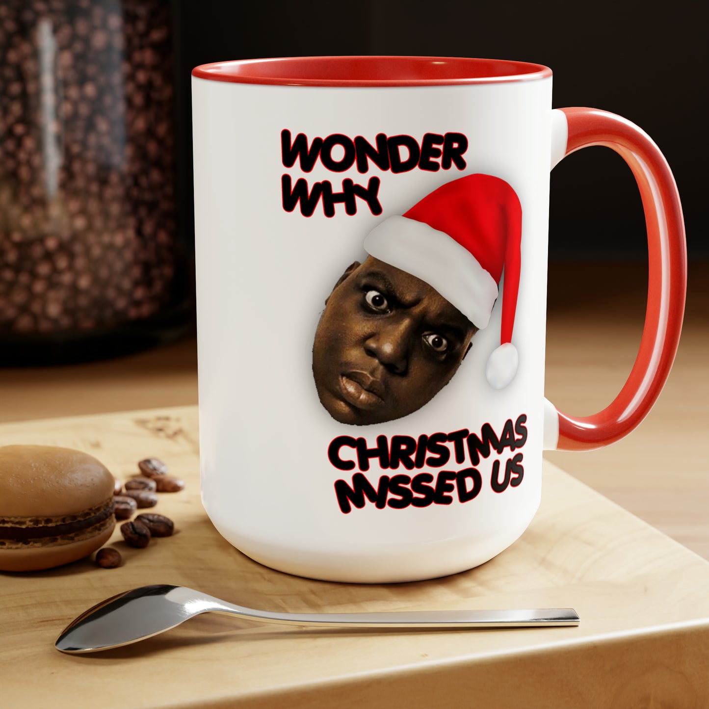 Biggie Christmas Mug, 15oz