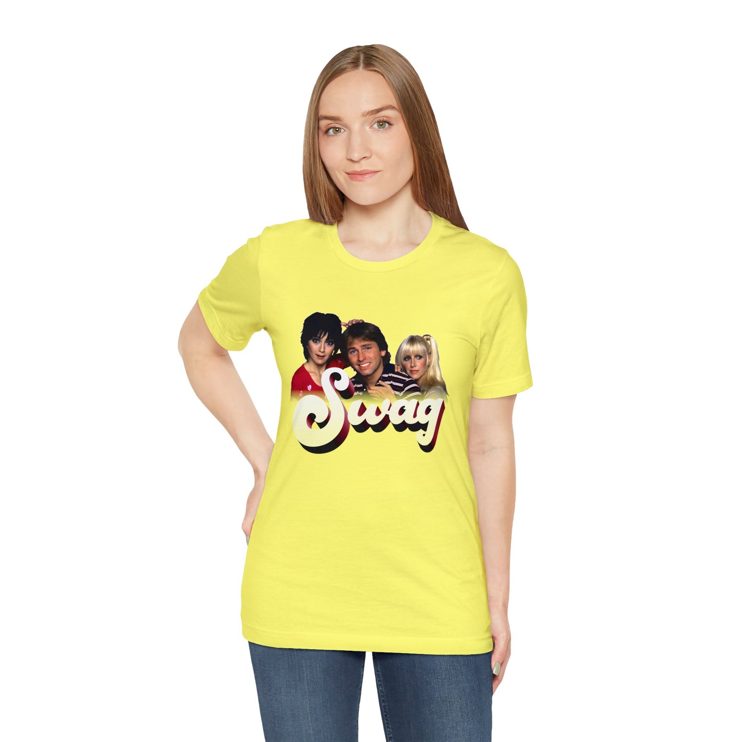 Swag - Jack, Janet, Chrissy Vintage Sitcom T-Shirt