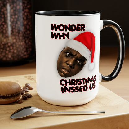 Biggie Christmas Mug, 15oz