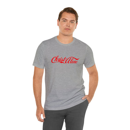 Christ Alone Cola Style T-Shirt