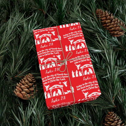 Luke 2:11 Gift Wrap Papers