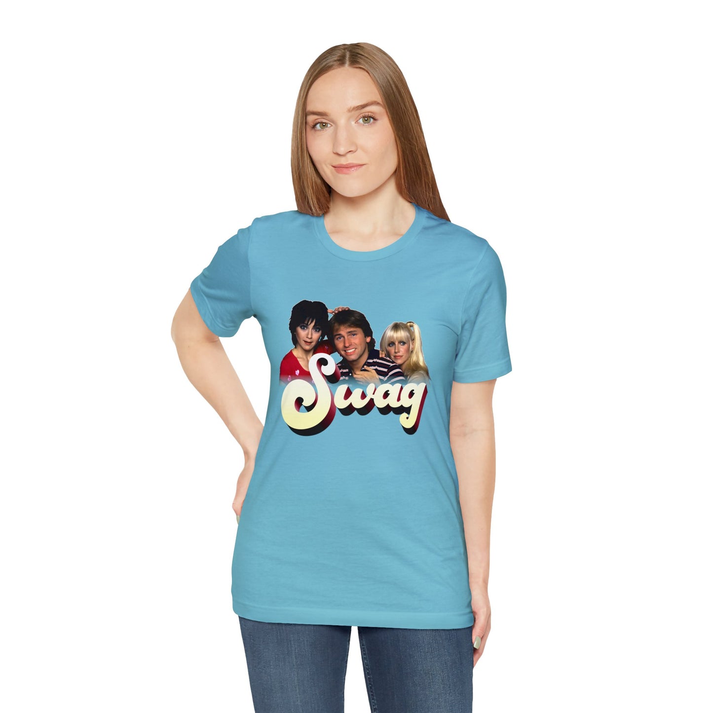 Swag - Jack, Janet, Chrissy Vintage Sitcom T-Shirt