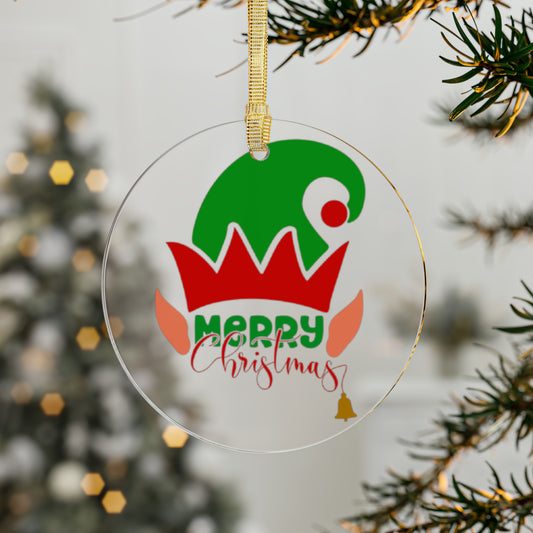 Merry Christmas Elf - Acrylic Ornaments