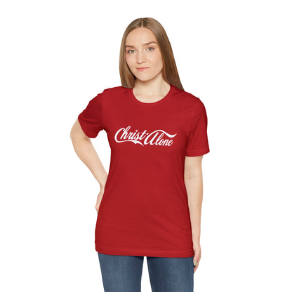 Christ Alone Cola Style T-Shirt