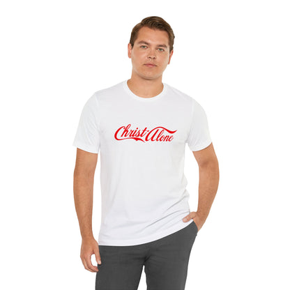 Christ Alone Cola Style T-Shirt