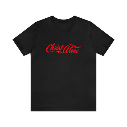 Christ Alone Cola Style T-Shirt