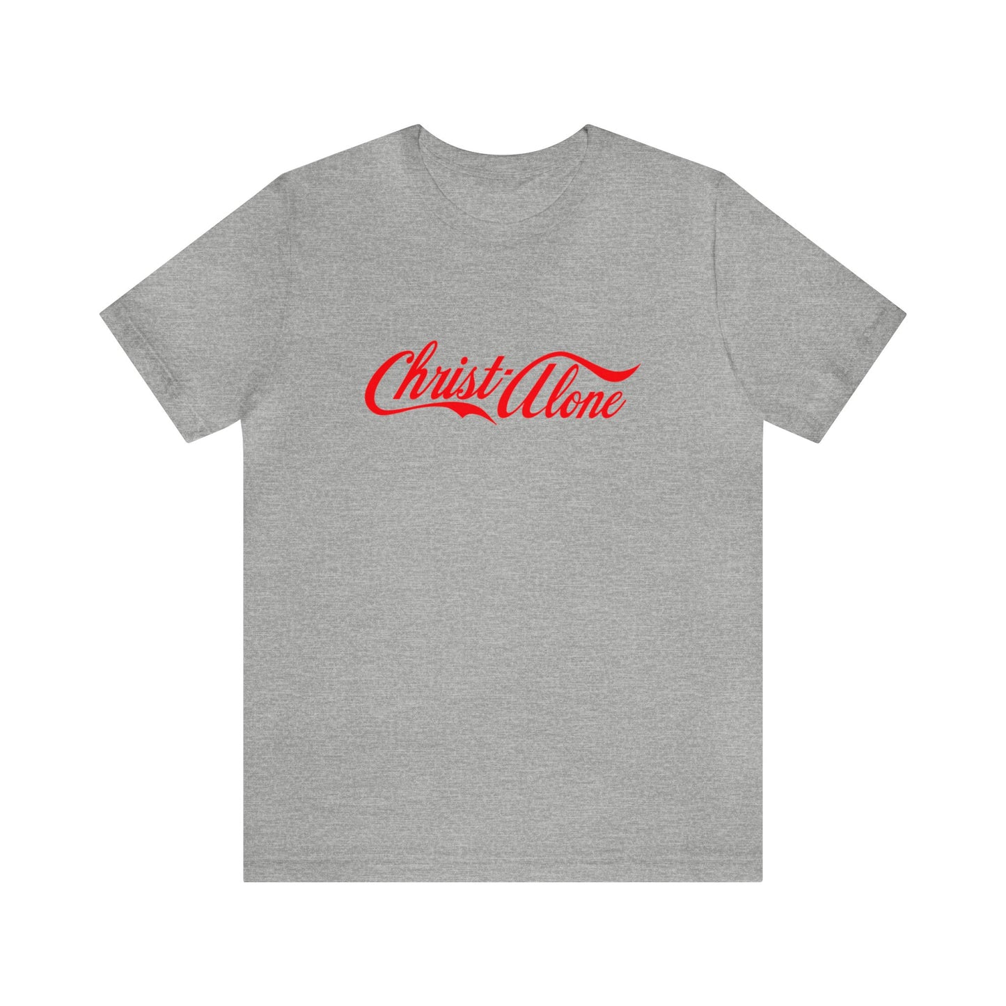 Christ Alone Cola Style T-Shirt