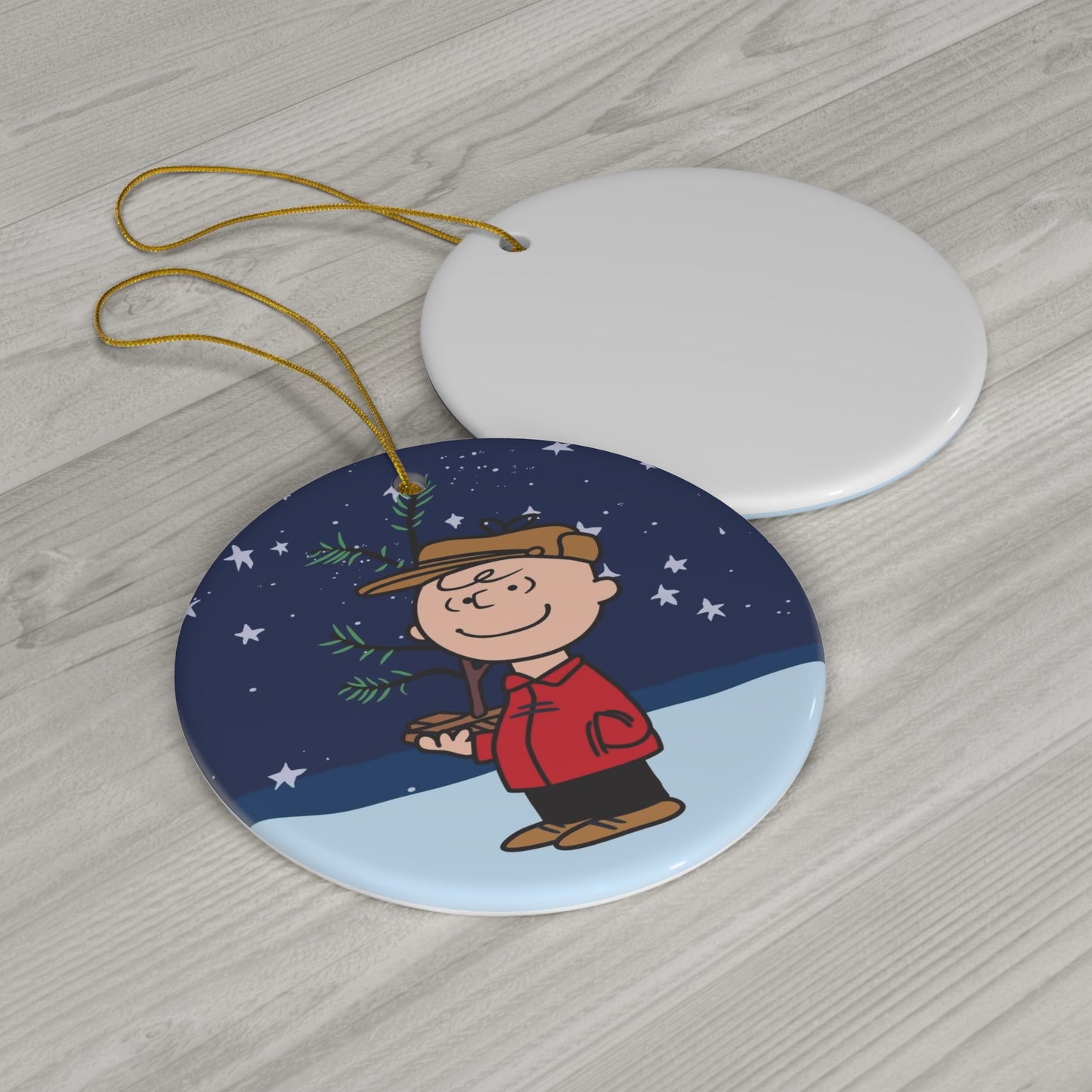 Charlie Brown Christmas, Ceramic Ornament, 4 Shapes