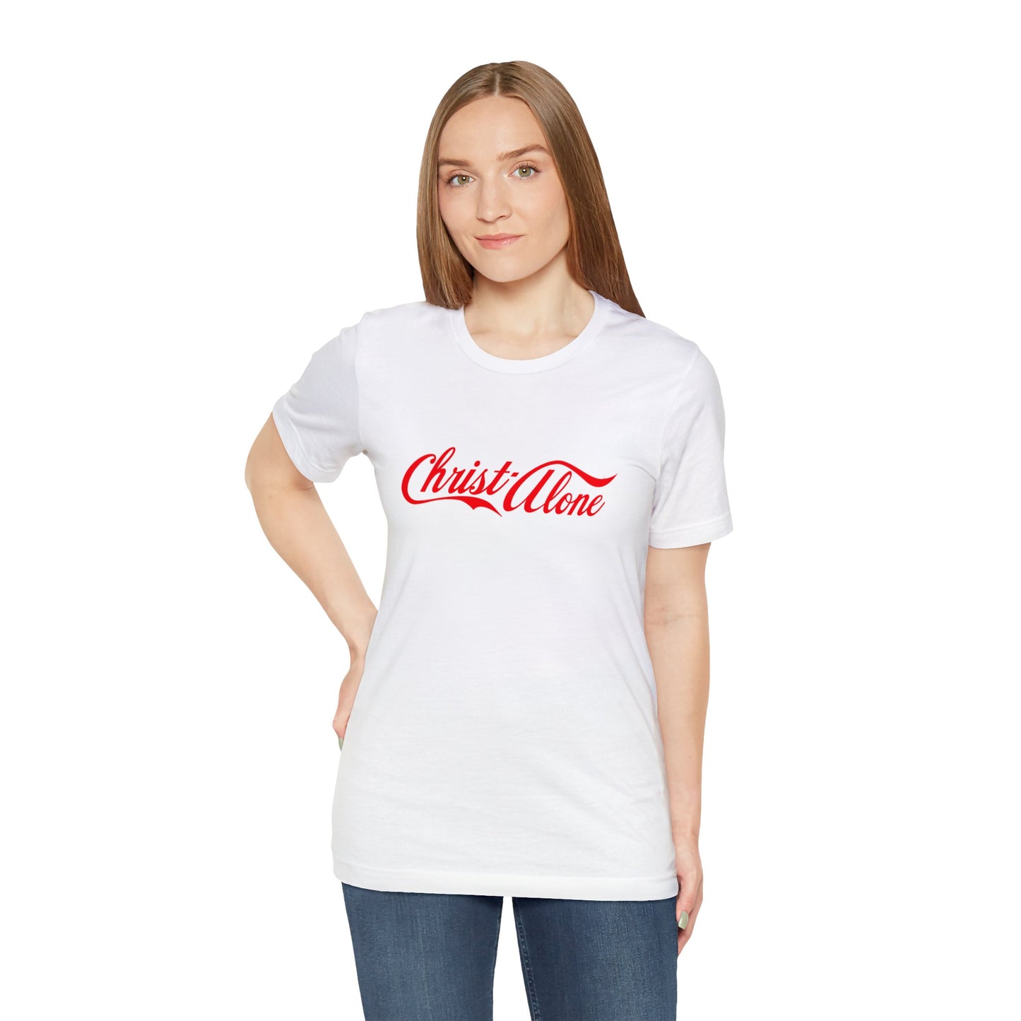 Christ Alone Cola Style T-Shirt