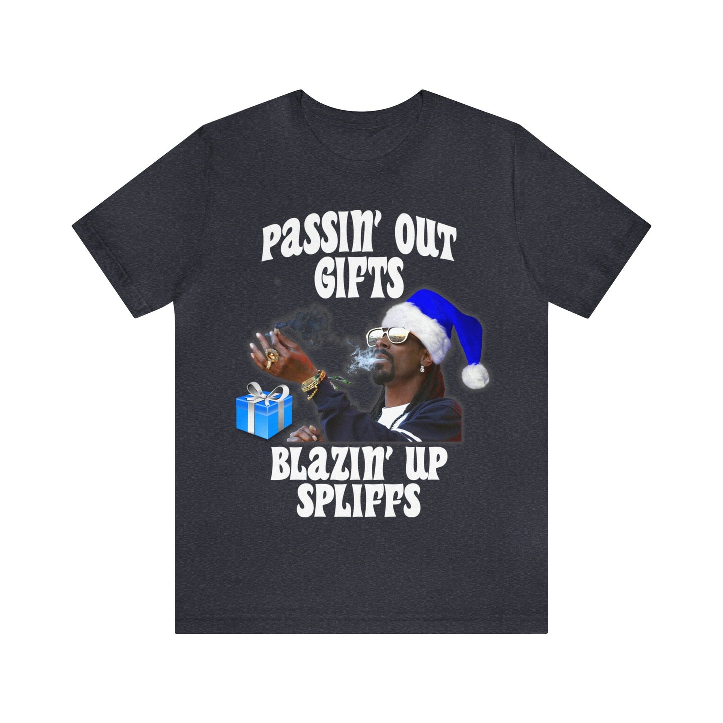 Snoop Dogg Gifts & Spliffs T-shirt, Xmas Tee, Funny Holiday Shirt,