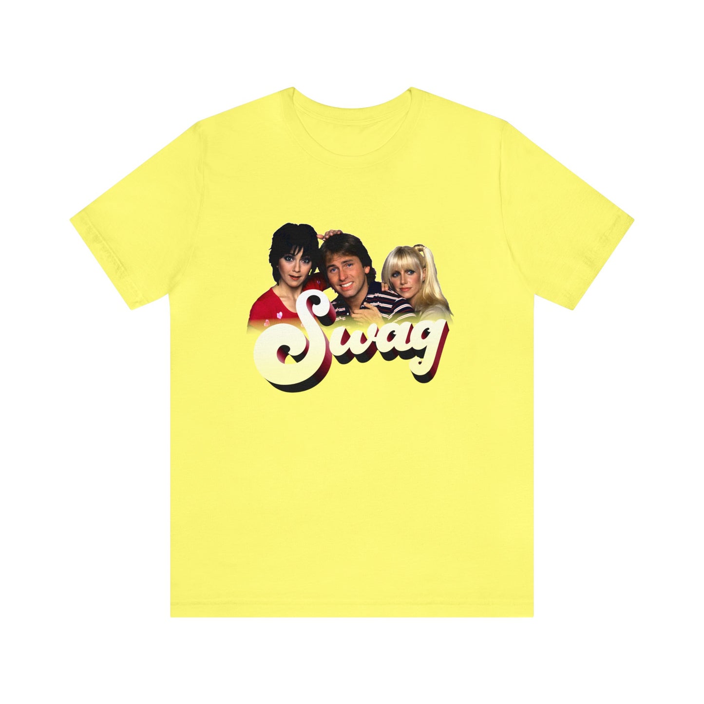 Swag - Jack, Janet, Chrissy Vintage Sitcom T-Shirt