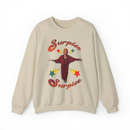 Surprise Surprise Sweatshirt, Funny Meme Top, Surprise Surprise Meme, Joke Meme Apparel, Instagram Tik-Tok Meme Shirt, Suprise Suprise