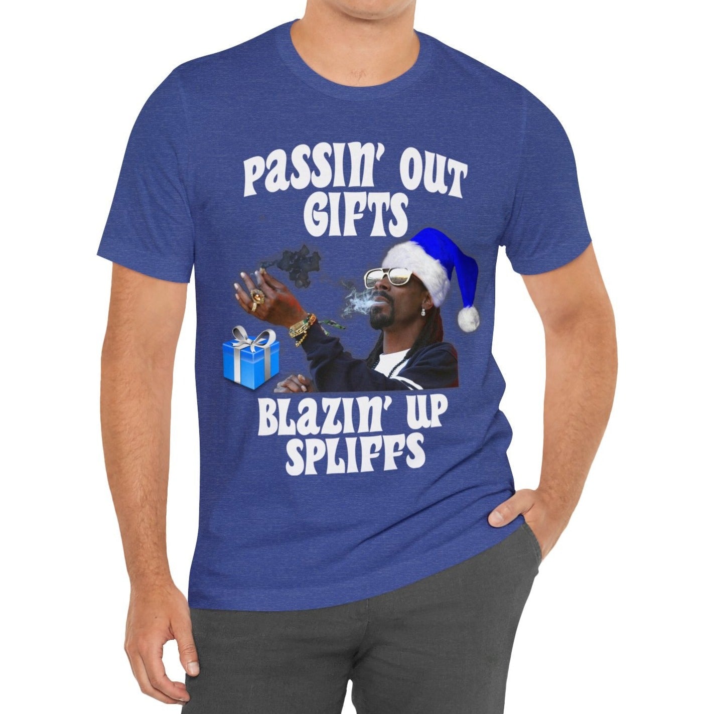 Snoop Dogg Gifts & Spliffs T-shirt, Xmas Tee, Funny Holiday Shirt,