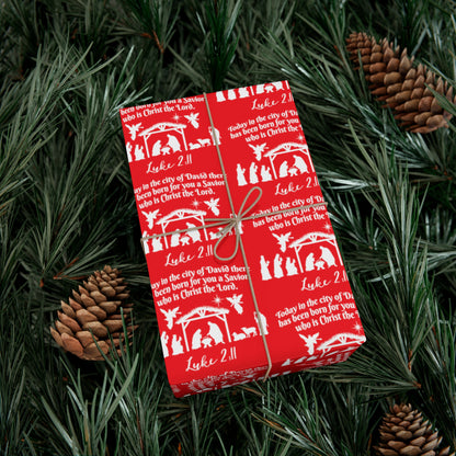 Luke 2:11 Gift Wrap Papers