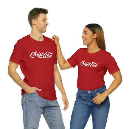 Christ Alone Cola Style T-Shirt