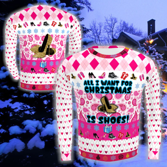 All I Want Is Shoes Ugly Sweater