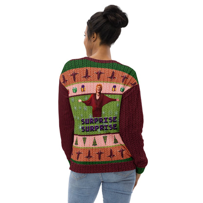 Surprise Surprise Meme Ugly Sweater Holiday Sweatshirt