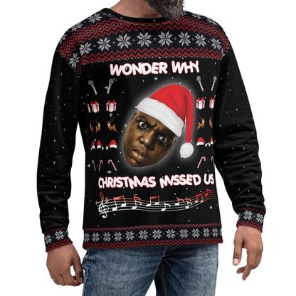 Biggie Smalls Ugly Sweater