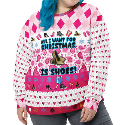 All I Want Is Shoes Ugly Sweater