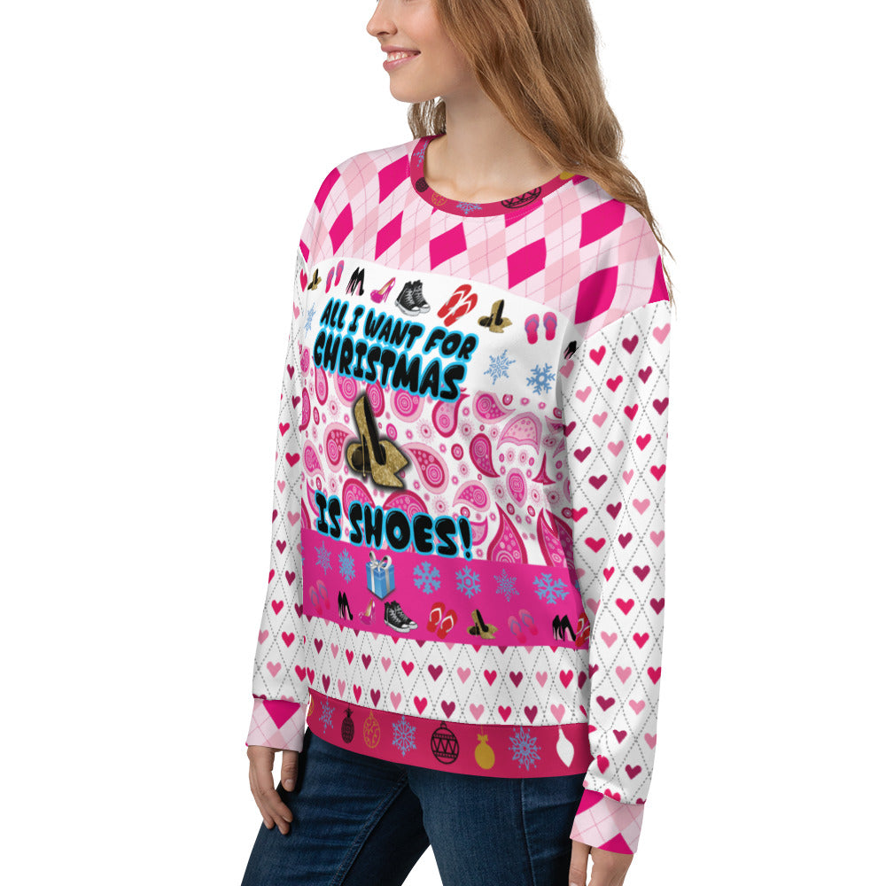 All I Want Is Shoes Ugly Sweater